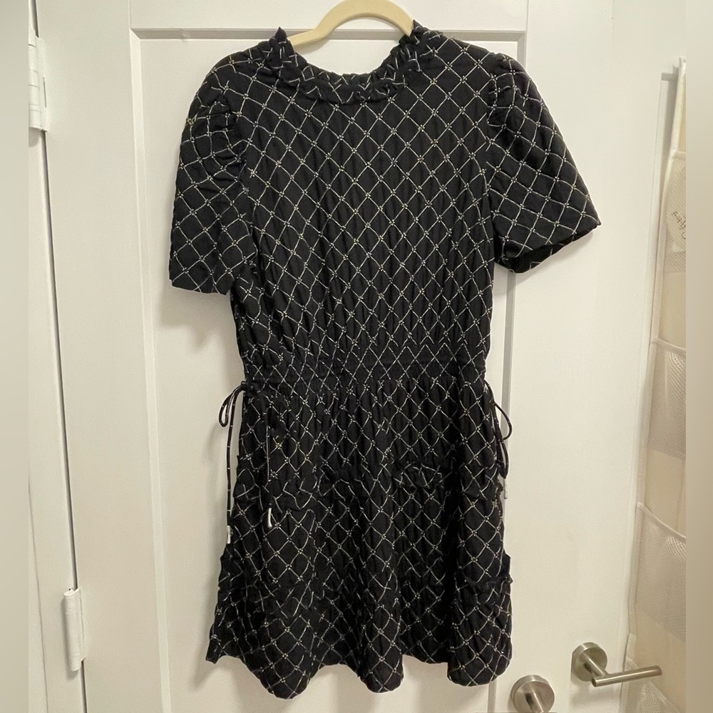 Tularose Black and White beaded Dress